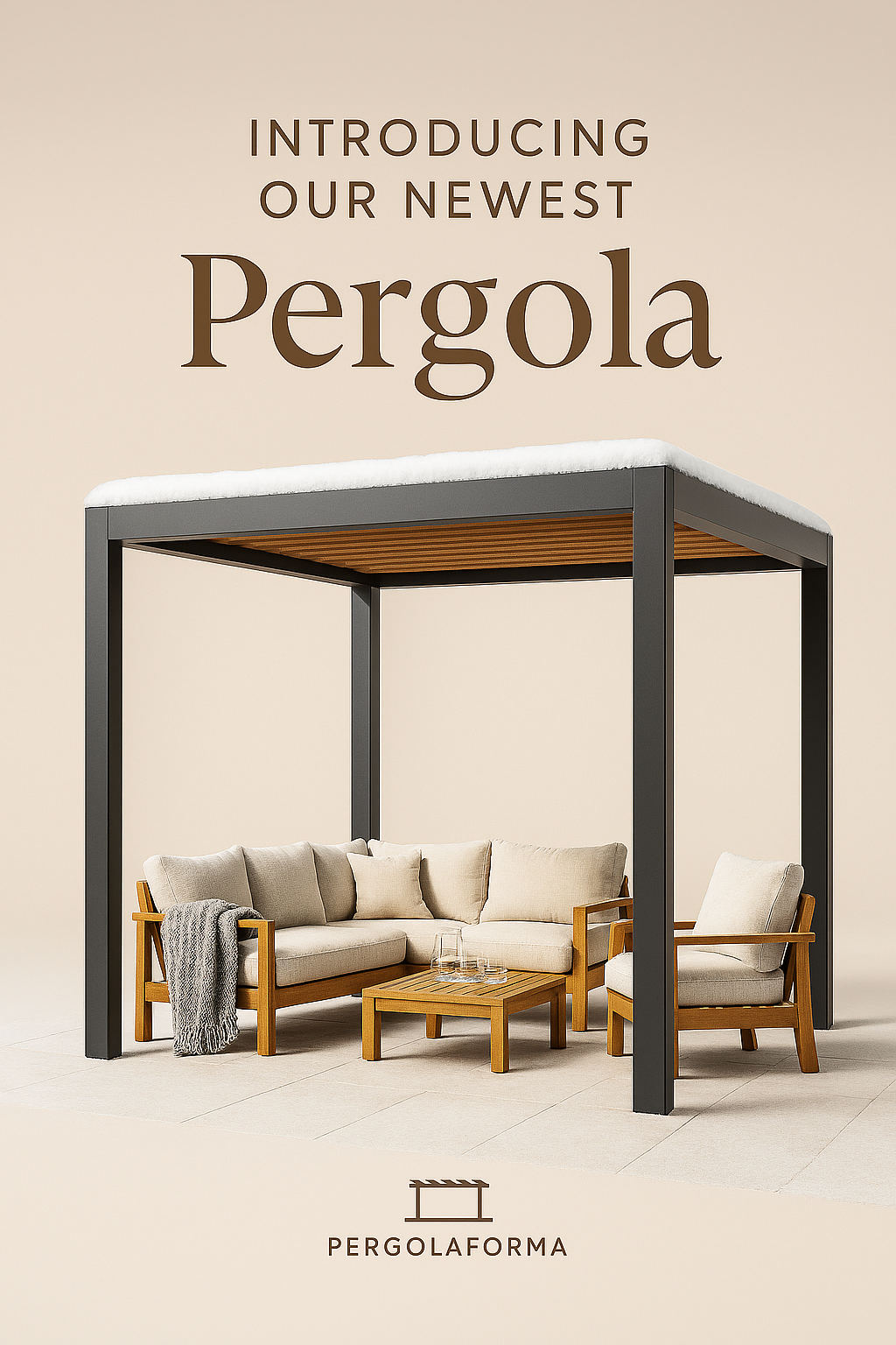 imagen de una pérgola nueva